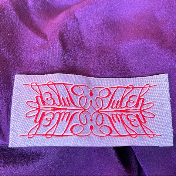 Tuleh silk long-sleeved midi dress - size 8 - Picture 14 of 14